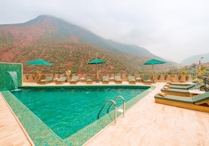 La Kasbah d’Ourika s výhledem na údolí Ourika